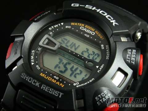 越野用防泥CASIO赛车手表