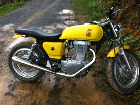 铃木复古大单缸400