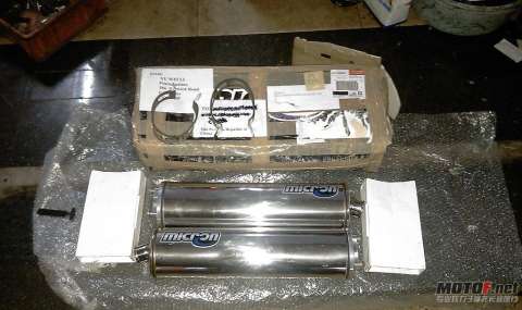 铃木SV1000专用MICRON(微米)改装排气