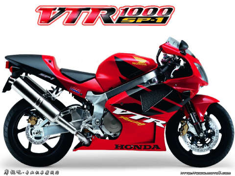 VTR1000吉川钛金排气全段