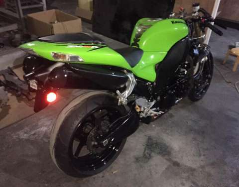 06-07年zx-10r原装钛合金排气后段一对