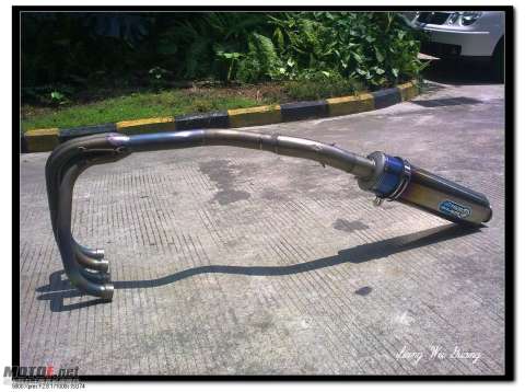 川崎1100CC钛金排气管