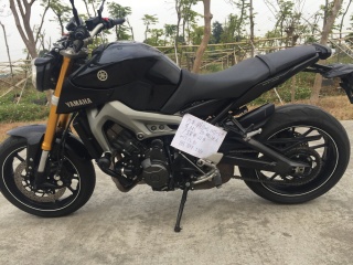 广东中山出15年雅马哈MT09带ABS 价格漂亮看上联系。