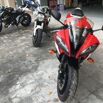 2014年准R6新车318公里改了刹车钢吼