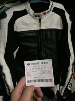 正品丹尼斯皮衣54码