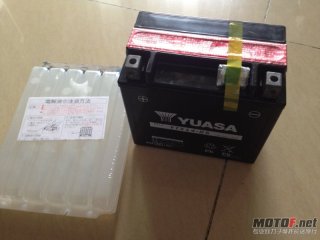 全新大摩托12AH YUASA汤浅电池，买入价330，现便宜卖。