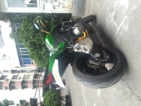 出15款 川崎Z1000 车况 车身任检