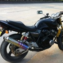 出售cb400vtec彩虹排气&trs钛合金排气后段