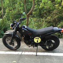 雅马哈 TW225 07年的 改复古车款之一