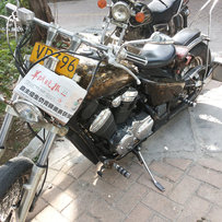 99年honda本田steed铁马400改bobber