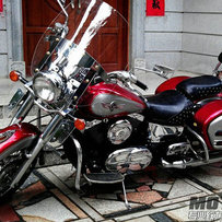 广西北流追梦车友会集体换车，金翼1800/1200RT/ST1300/cbr600/川崎火神1500