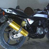 广州黄埔区代友5500元一口价急售Kawasaki川崎400CC街跑