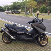 广东梅州出售原版原漆 14年雅马哈 tmaX530黑金特仕版