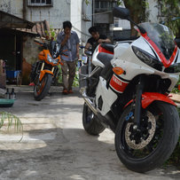 彩票补上了。水水的精神R6换街车或卖。。