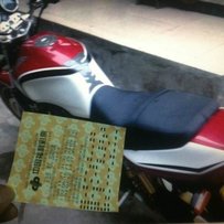 转让98年CB经典红白花、车在梧州