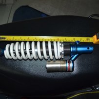 惠州出售一条踏板改装氮气后减震、软硬可调、阻尼可调、欧洲出品600元