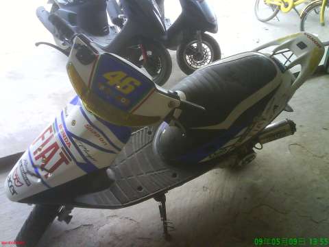 DIO28RFY前叉,六爪铃 ,,改90缸 毛毛虫坐包, 极速80+,非常精神. 2300人民币 接小刀...