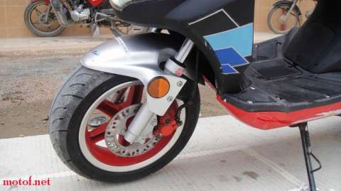 清远市出售一台改装台湾CPI联统机车