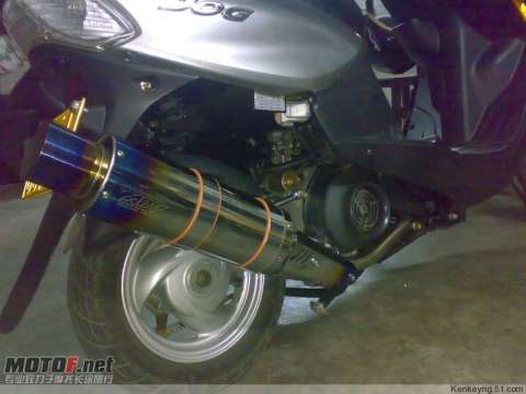 ADV钛合金排气管