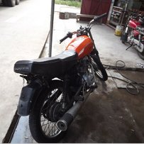 广东台山公益800出售一台本田WY125-A改复古