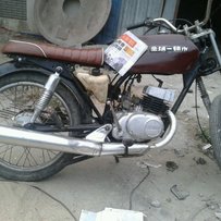 金城复古摩托车二冲程