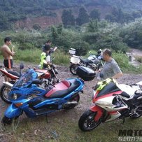 广州 23800出精神YAMAHA 03Tmax500纯手工彩绘版画